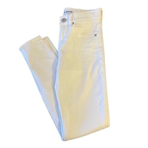 NWOT express ankle leggings white jeans size 0 - Picture 4 of 6